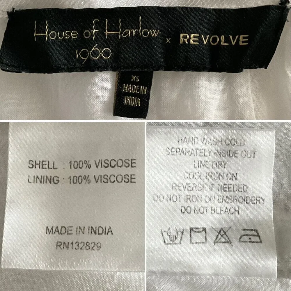 House of Harlow 1960 white jumpsuit
